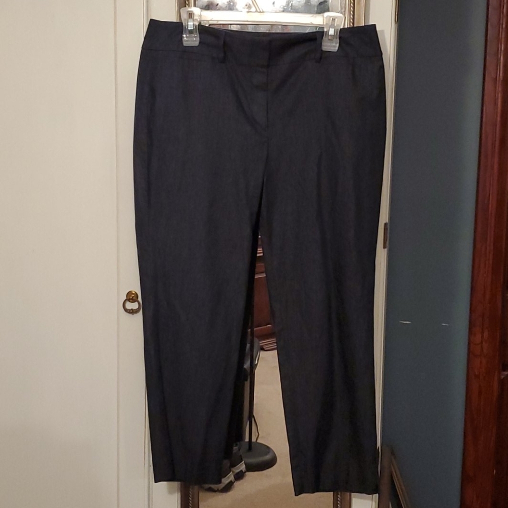Denim crop pants